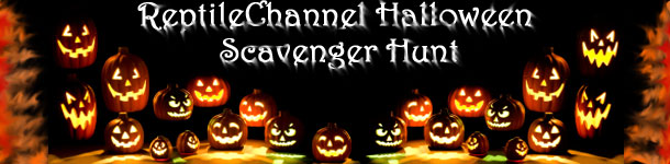 ReptileChannel Halloween Scavenger Hunt