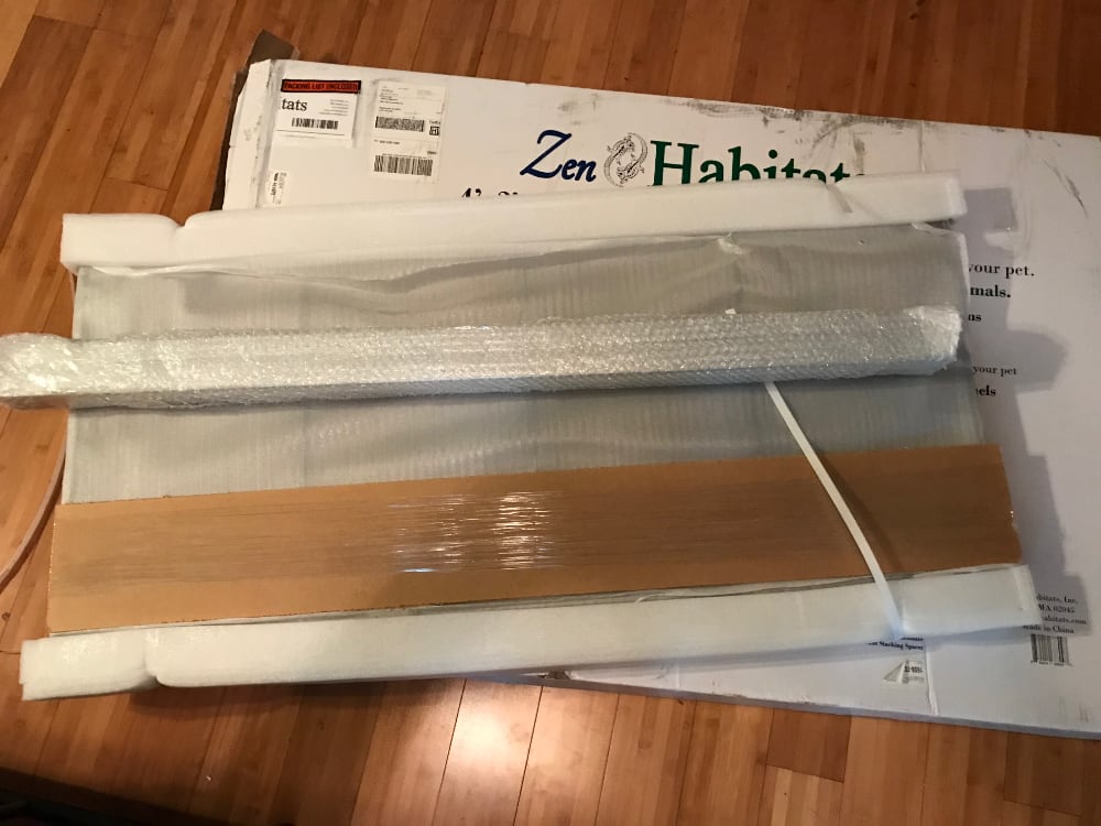 Zen Habitats4x2x2 Reptile Enclosure Packs Flat