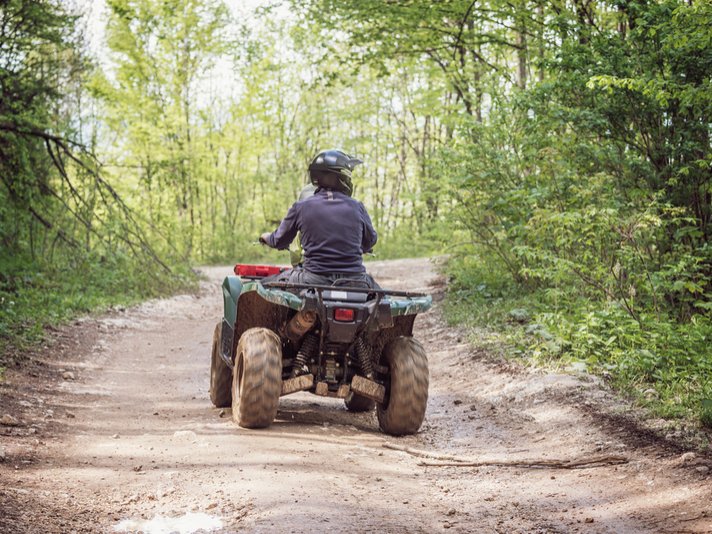 Man On Atv Shutterstock 358358549