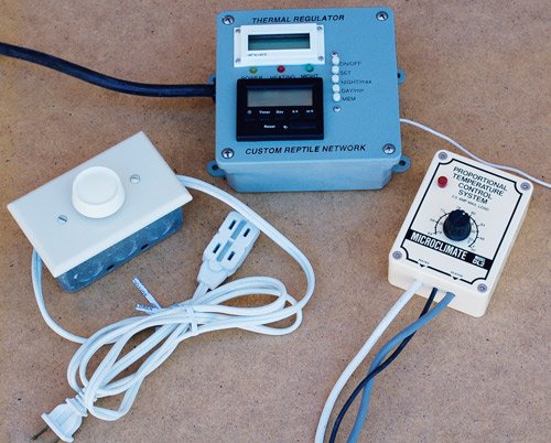 reptile heater controls