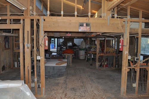 The society did some major construction to get the classroom/venom room built out.