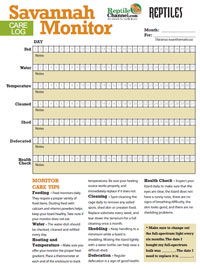 savannah monitor care guide