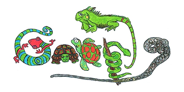 Doodle4Google Contest Entry Features a Reptile Lover’s Art