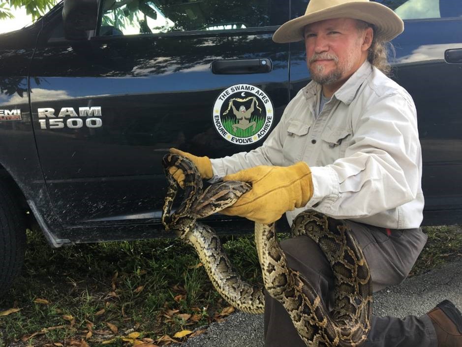 Tom Rahill Burmese python hunter
