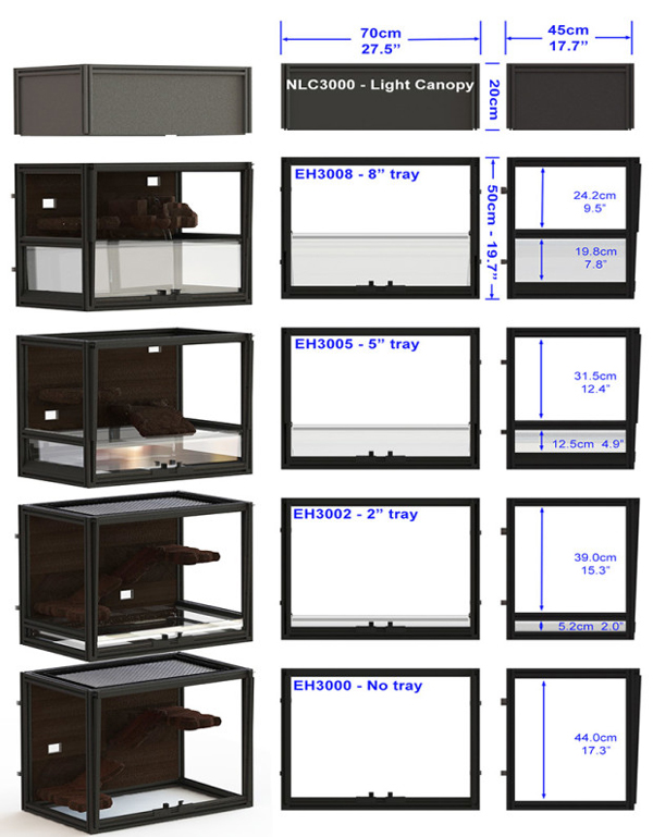 Modular 2025 reptile enclosures