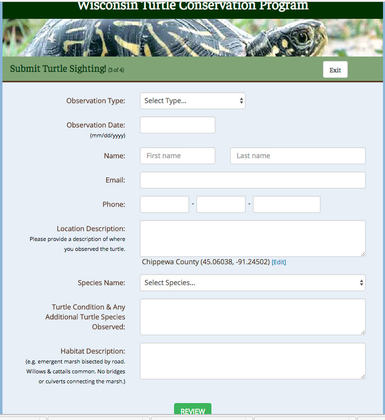 Wisconsin Turtle Conservation Program 