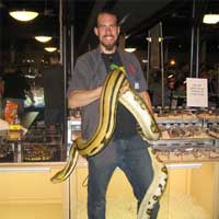 Chase Delles of Chase 'N' Reptiles