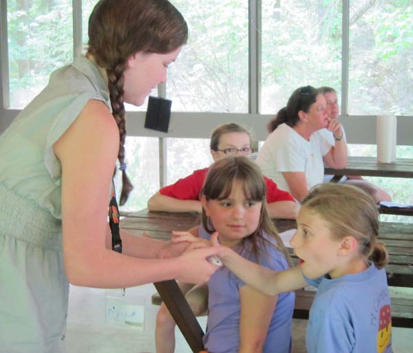 girl scouts and reptiles