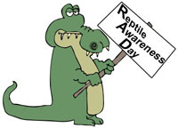 Reptile Awareness Day, or R.A.D., is on the 294th day of the year