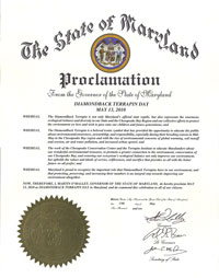 Maryland State Proclamation Diamondback Terrapin Day