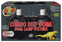 zoo Med Combo Deep Dome Lamp Fixture