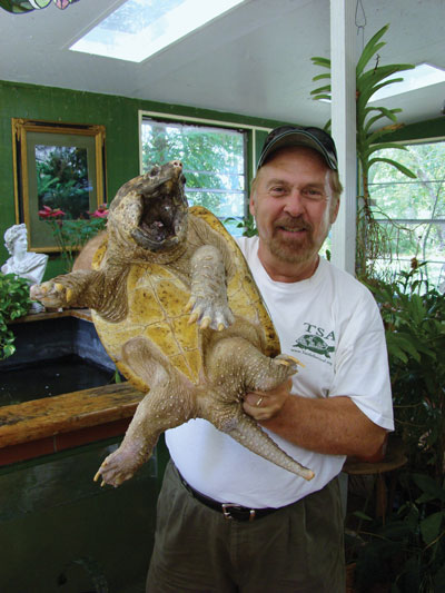 Herpetologist Robert Krause